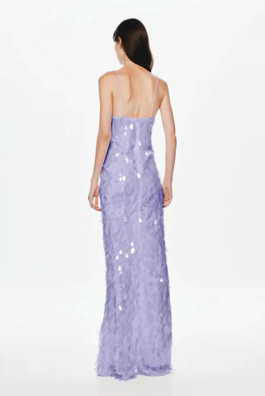 Misha The Sapphire Sequin Dress in Lilac Sz S for rent on The Volte - main image