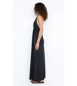 Bec & Bridge Tillie Drape Maxi Dress Black Size 6 for rent on The Volte - image 3