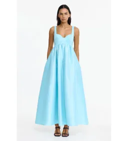 Acler Redin Maxi Dress Blue Size 10 for rent on The Volte - image 1