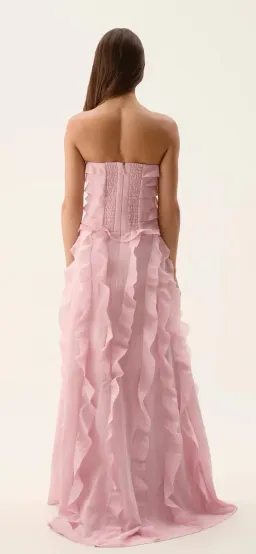Pink Aje Allairie Gown, size 10 for rent on The Volte - image 4