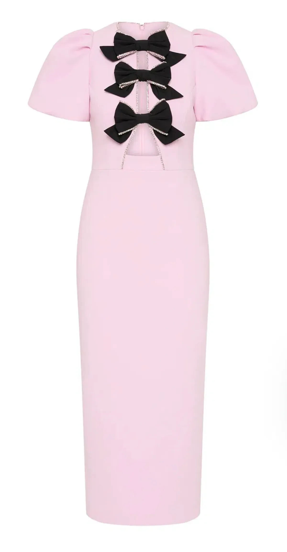 Rebecca Vallance Nemy Midi Dress Pink Size 12 for rent on The Volte - main image