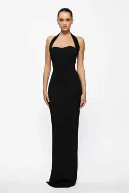 EFFIE KATS MARIAN GOWN BLACK SIZE 8 for rent on The Volte - image 1