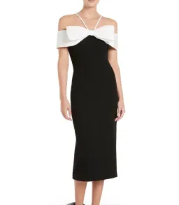 Rebecca Vallance Hepburn Midi Black/White Size 8 for rent on The Volte - image 3