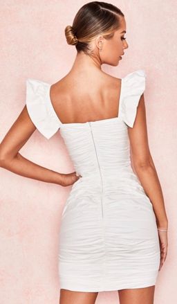 House of CB Kara Mini Dress White Size 8 for rent on The Volte - image 2