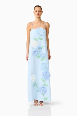 Elliatt Buttercup Maxi Dress in Blue Size 8 for rent on The Volte - image 1