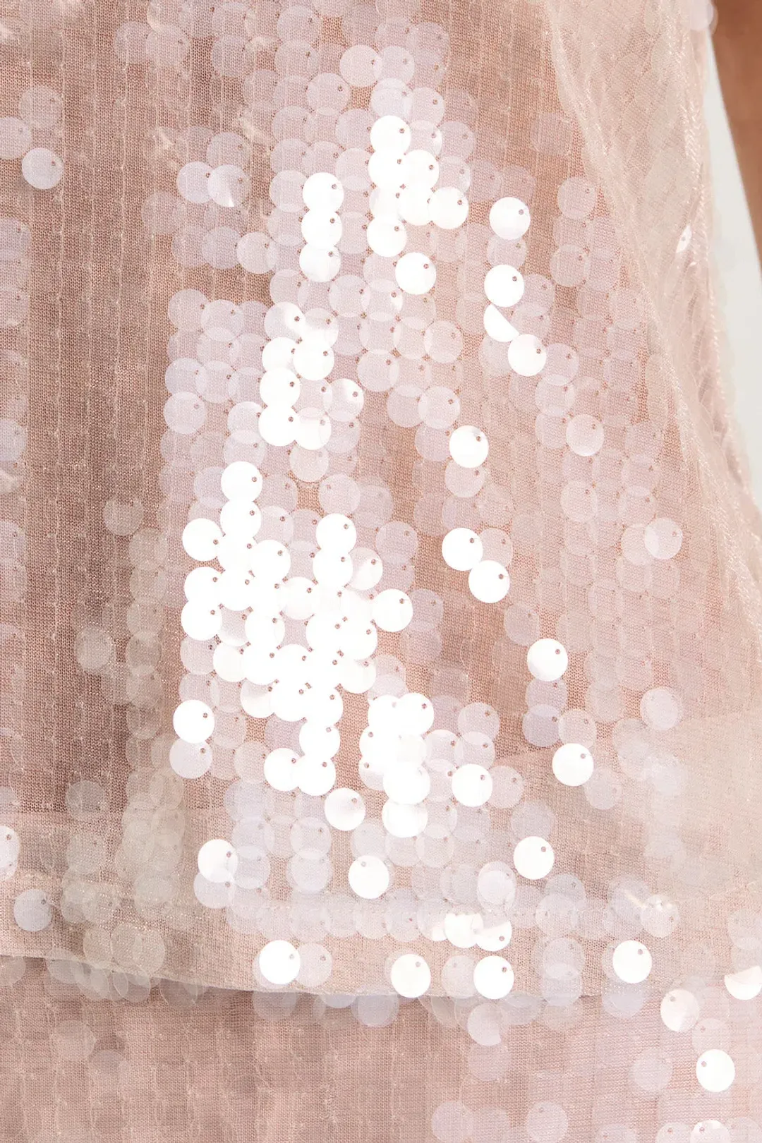 Henne Leanna Sequin Top and Mini Skirt Set in Shimmer Size 10 for rent on The Volte - main image