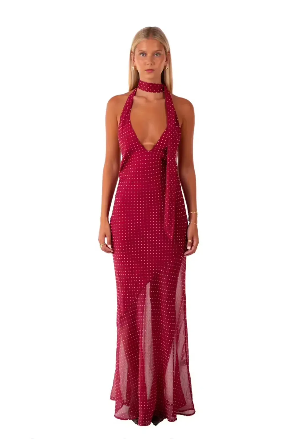 I Am Delilah Jasmine Maxi Wine Size 8 for rent on The Volte - main image