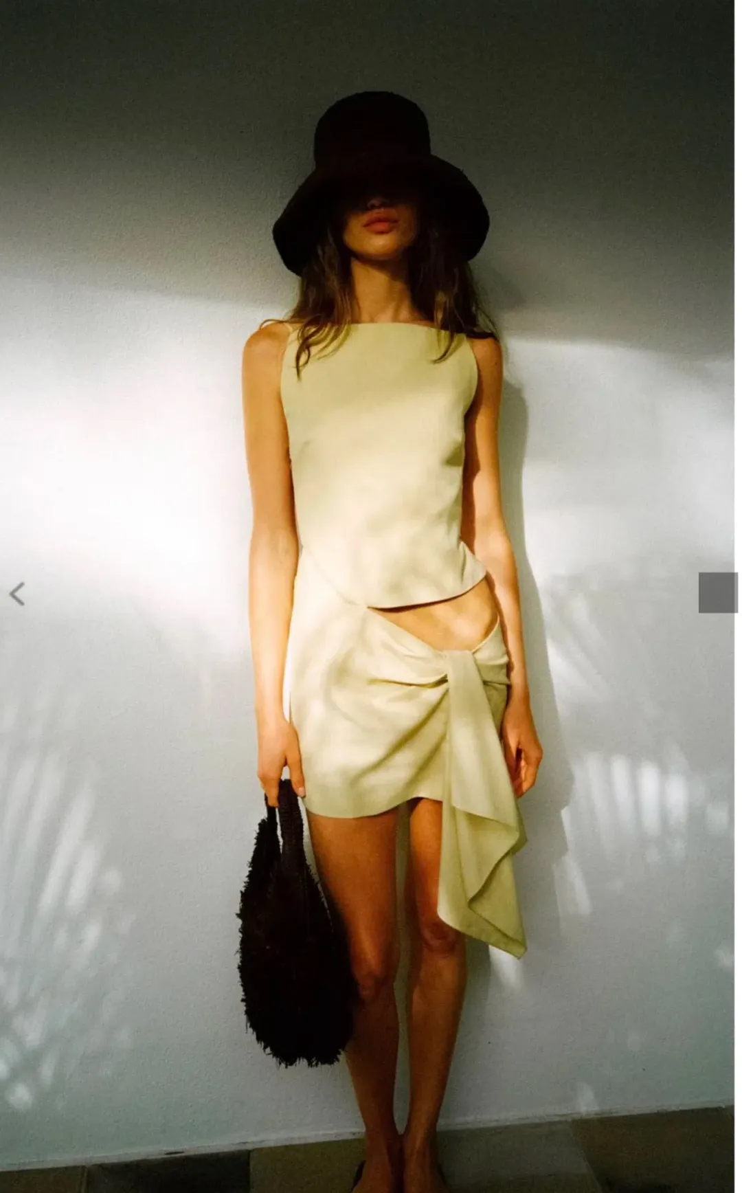 Bec & Bridge Vara drape mini dress size 8 for rent on The Volte - main image