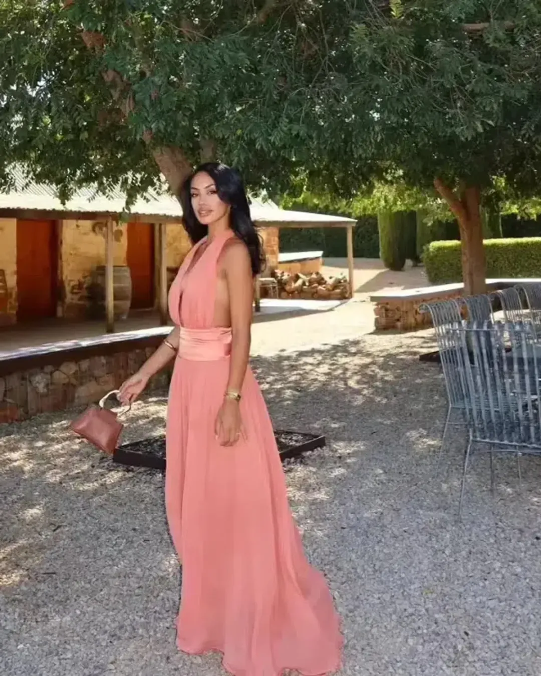 Arcina Ori Serena Dress Coral Size XS / AU 6 for rent on The Volte - main image