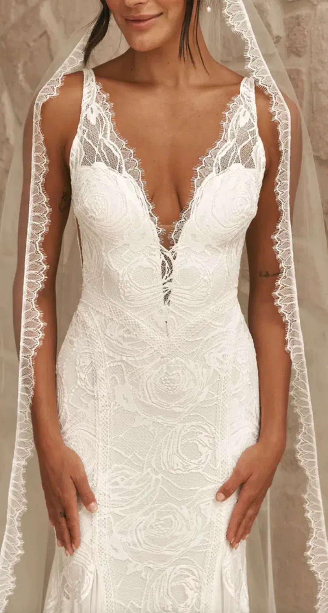 Grace Loves Lace Lumi Wedding Veil for rent on The Volte - main image