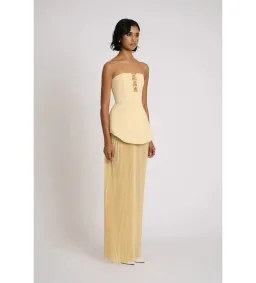 Eliya The Label Leo Maxi Dress Yellow Size M AU 10 for rent on The Volte - image 2