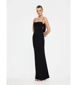 Effie Kats Havilland Gown in Black Size AU12 for rent on The Volte - image 2