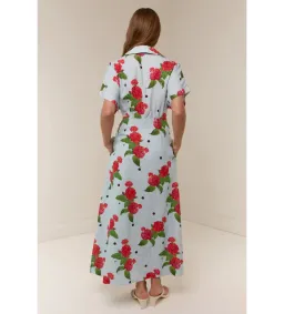 Palm Noosa Jasmine Midi Dress in Sky Garden Size AU8 for rent on The Volte - image 3