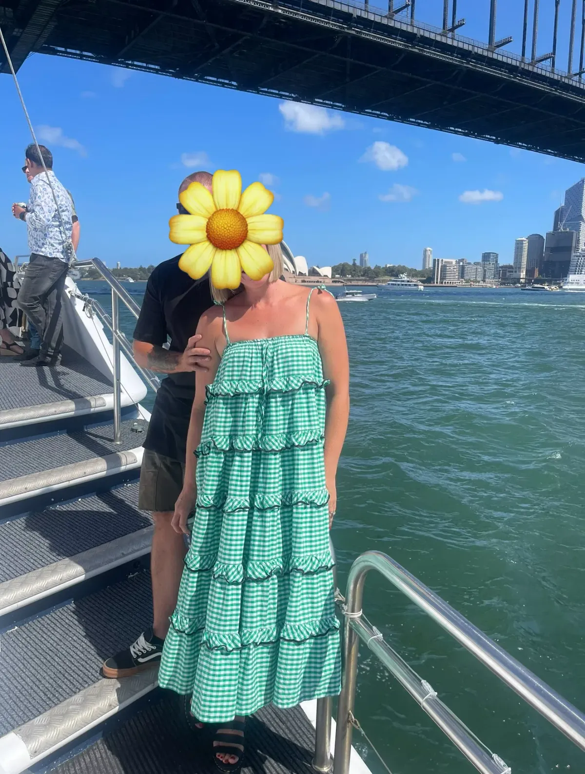 Innika Choo Frill Maxi Dress One Size for rent on The Volte - main image