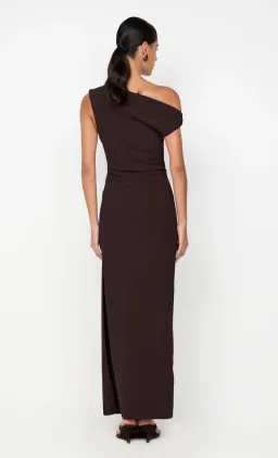 Bec and Bridge Leora Asym Maxi Dress in Dark Chocolate Size 12 for rent on The Volte - image 8