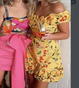 Agua by Agua Bendita in Floral Print for rent on The Volte - image 4