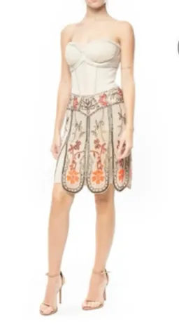 Karen Millen vintage embellished flapper dress with beading size 8 for rent on The Volte - image 1