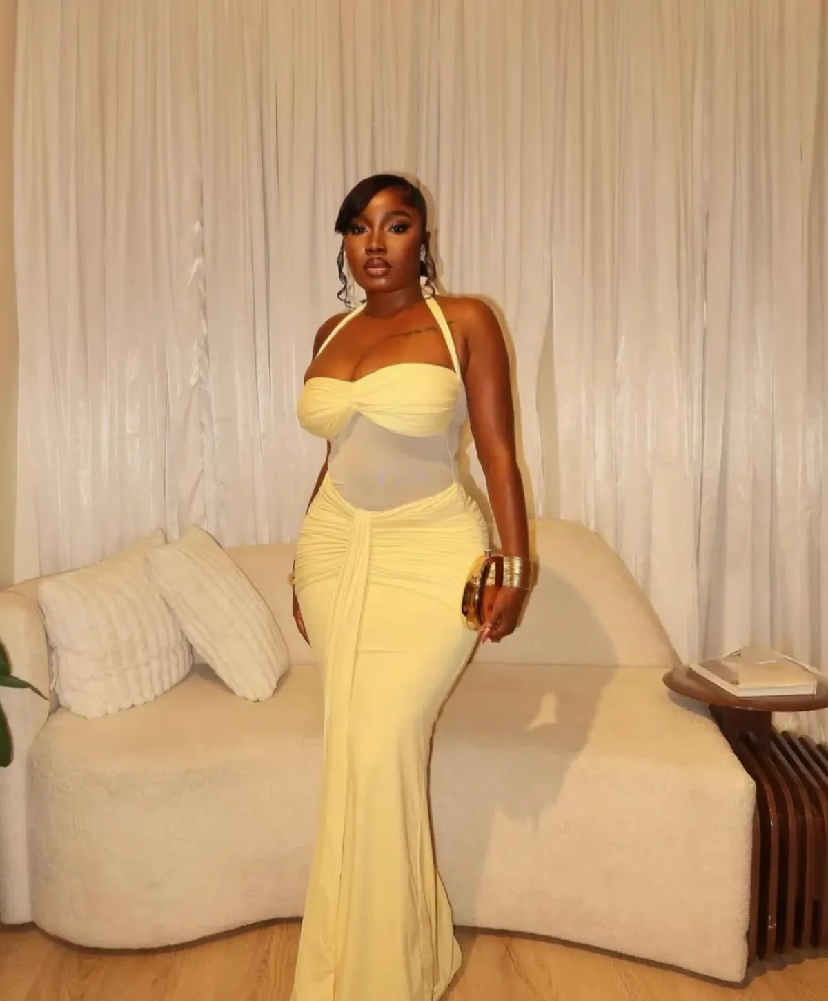 Babyboo vixen lemon maxi yellow size 6  for rent on The Volte - main image