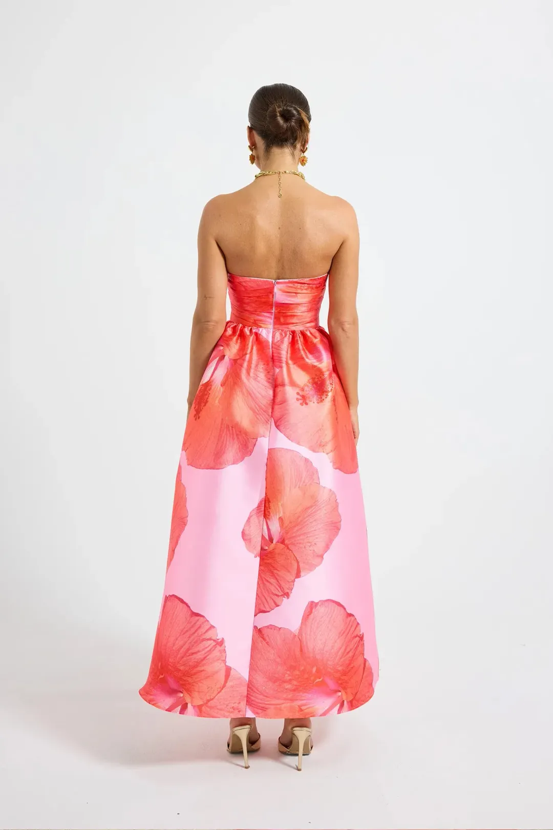 Pasduchas Kalani Midi Dress; size 10  for rent on The Volte - main image