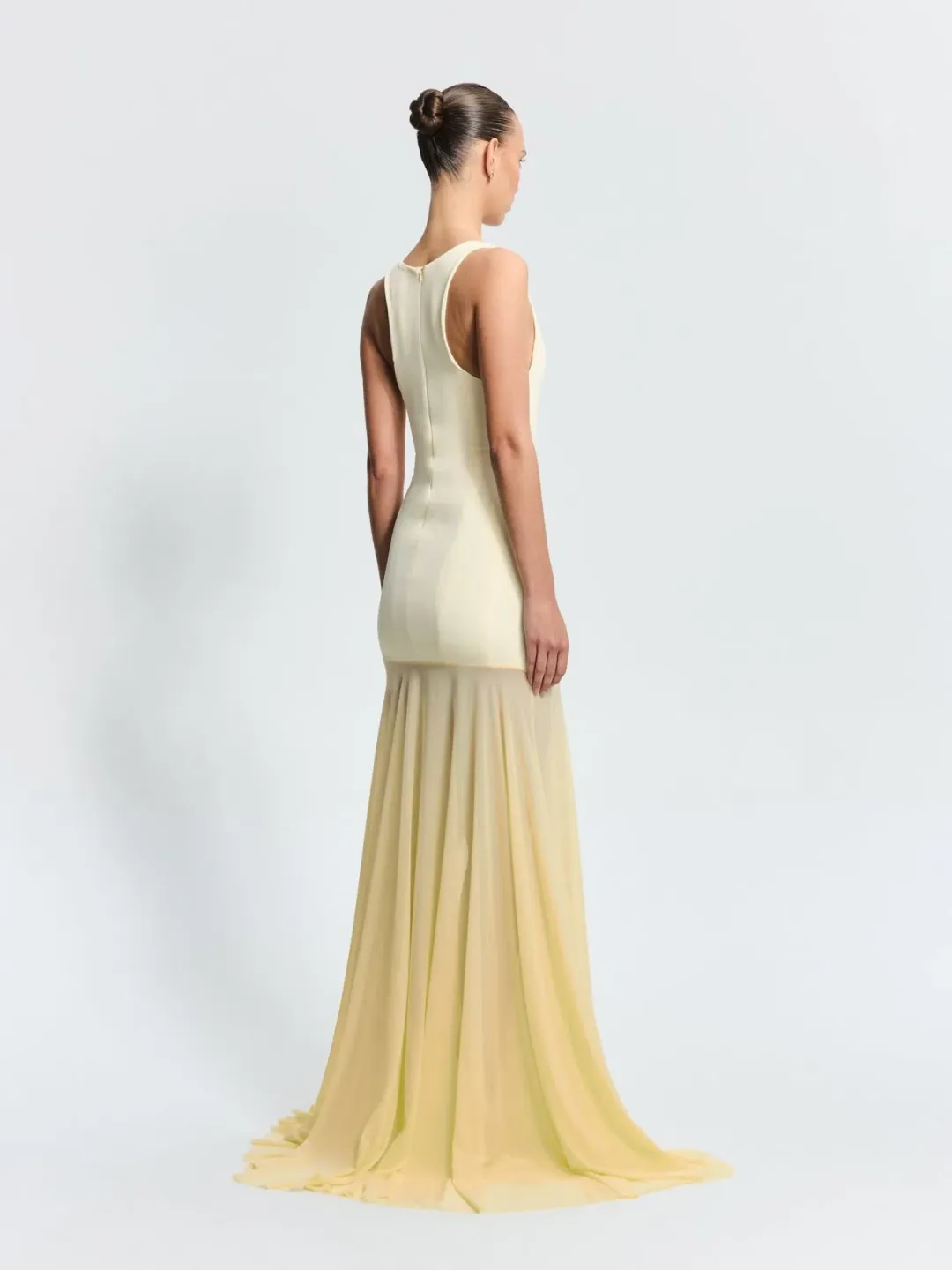 Effie Kats Odessa Maxi Gown in Lemon Size XS / AU 6 for rent on The Volte - main image
