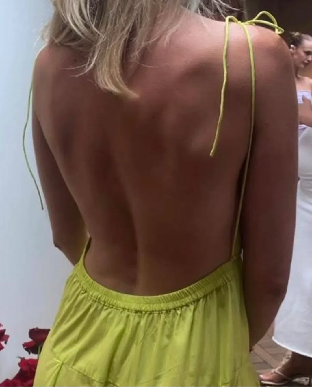 SWF Boutique Open Back Tiered Maxi size 8 for rent on The Volte - main image