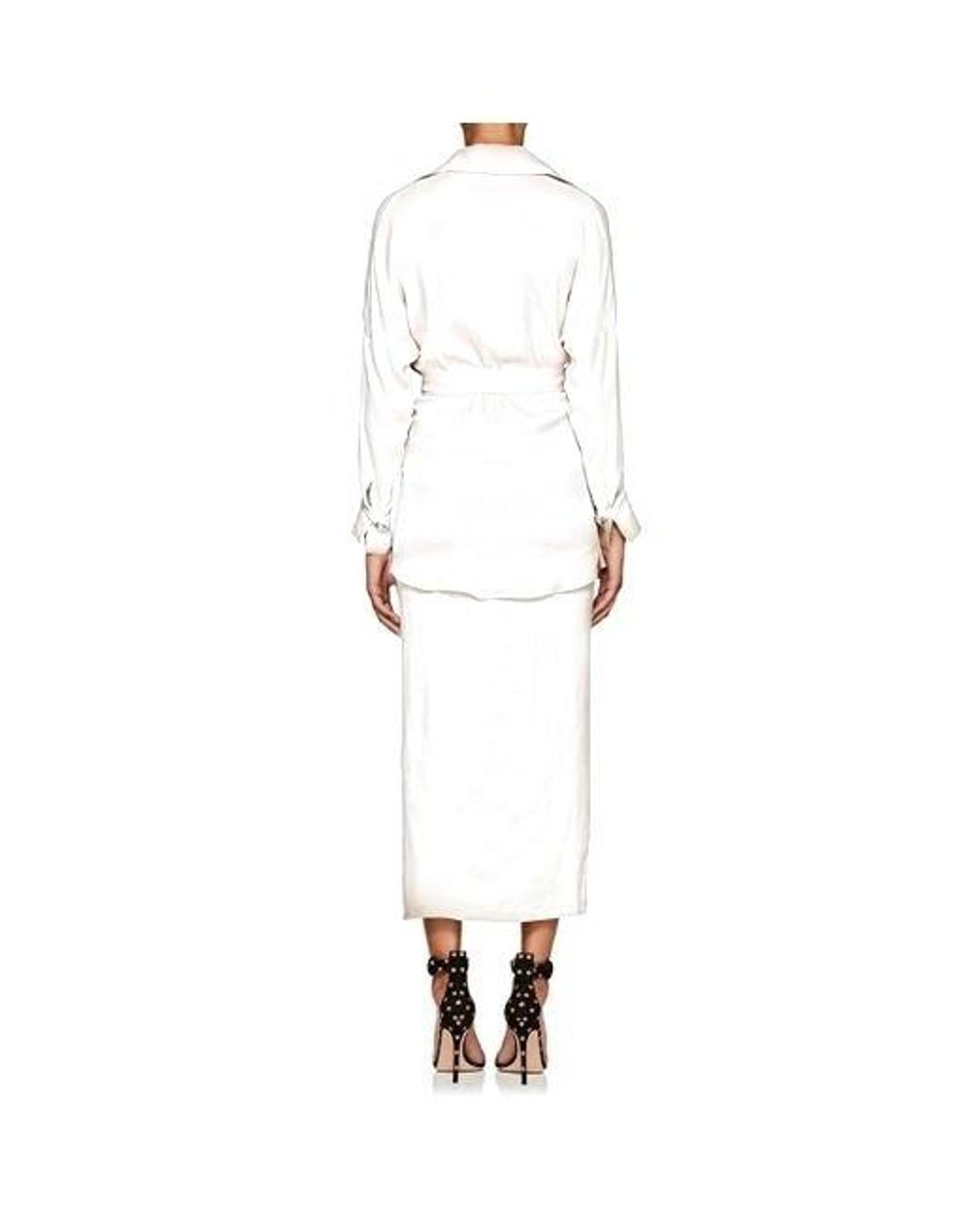 Manning Cartell Twill Wrap MIDI Shirt dress Size 6 for rent on The Volte - main image