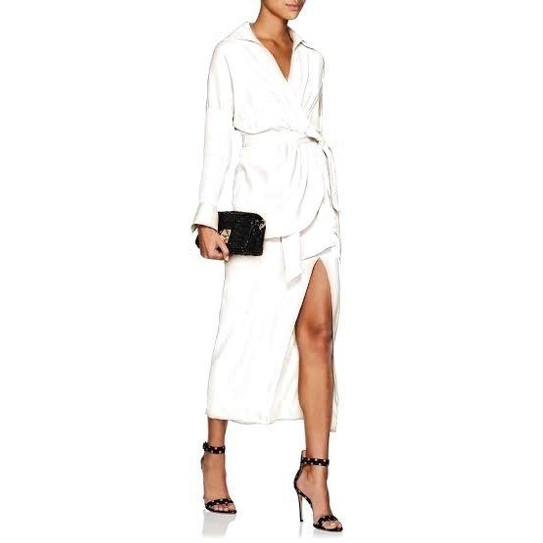 Manning Cartell Twill Wrap MIDI Shirt dress Size 6 for rent on The Volte - main image