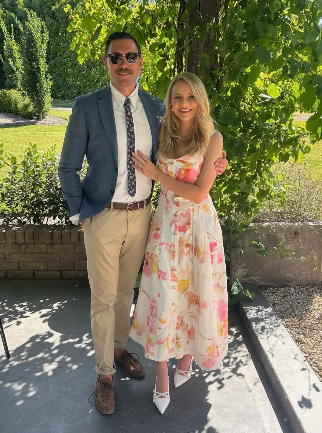 Zarie floral midi dress AJE for rent on The Volte - main image