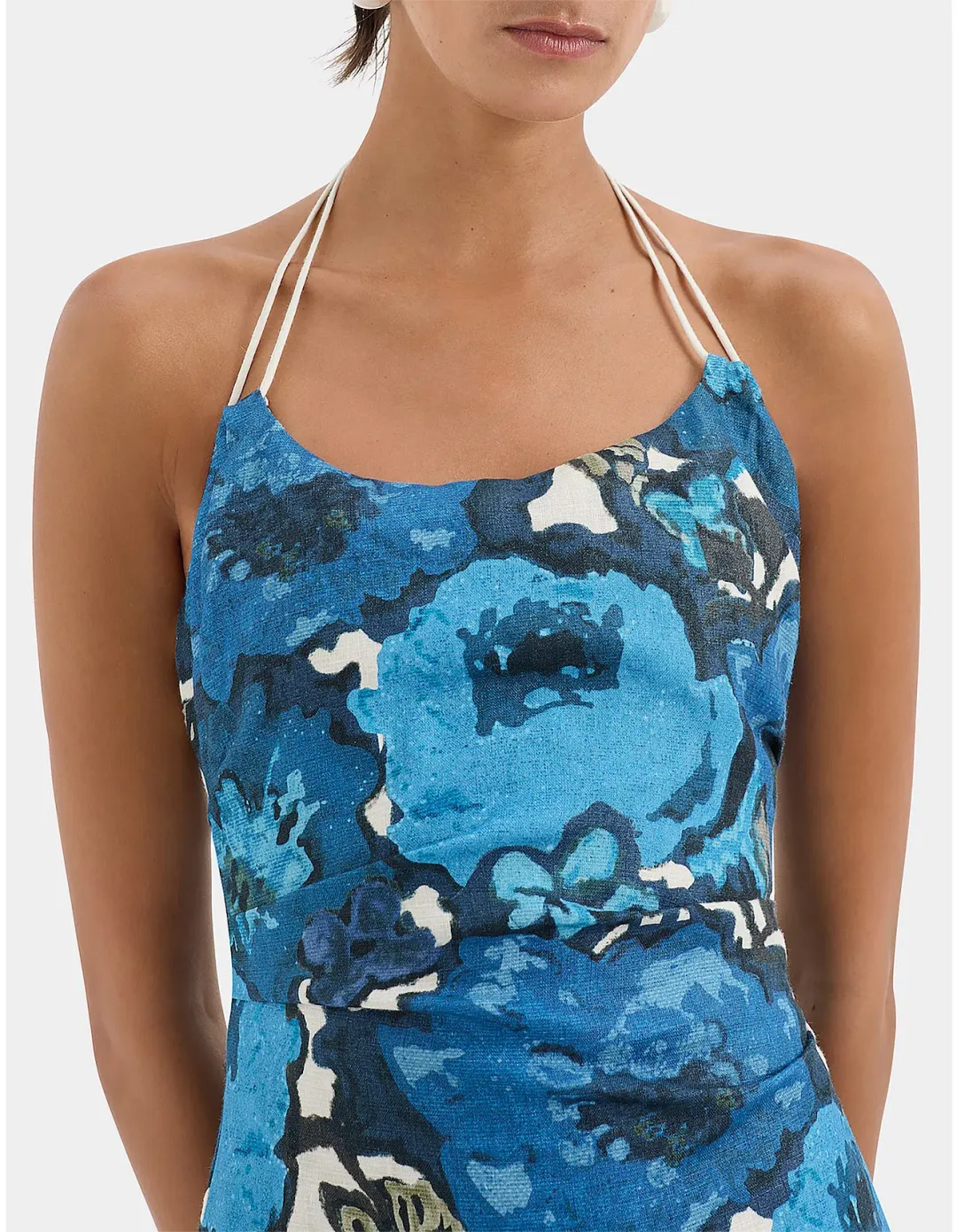 Sir The Label Camellia Midi Dress size 4 / 14 for rent on The Volte - main image