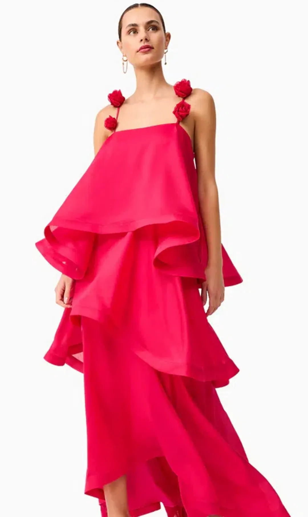 Elliatt Thalia Tiered Gown size L/12 for rent on The Volte - main image