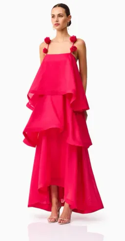 Elliatt Thalia Tiered Gown size L/12 for rent on The Volte - image 3