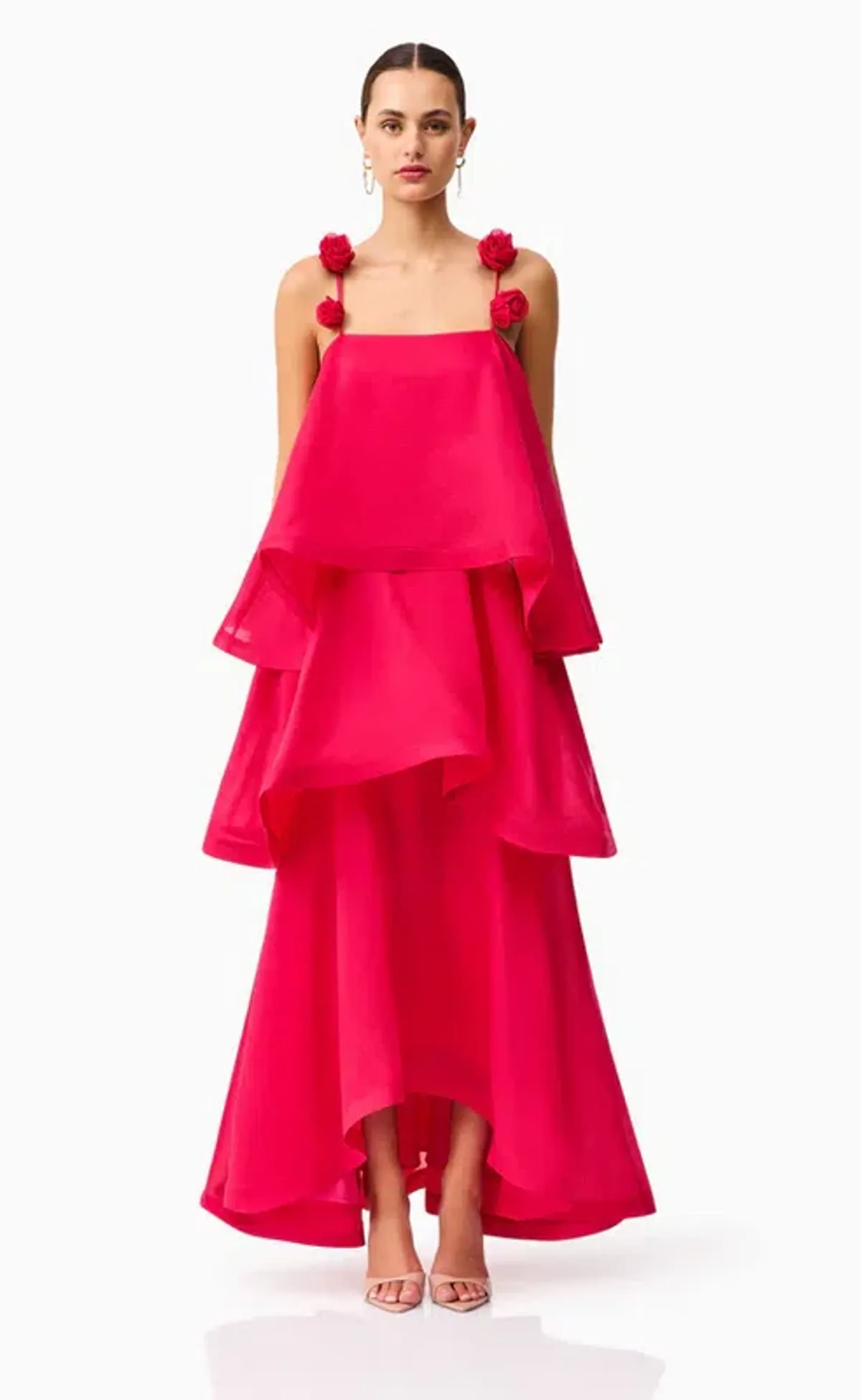 Elliatt Thalia Tiered Gown size L/12 for rent on The Volte - main image