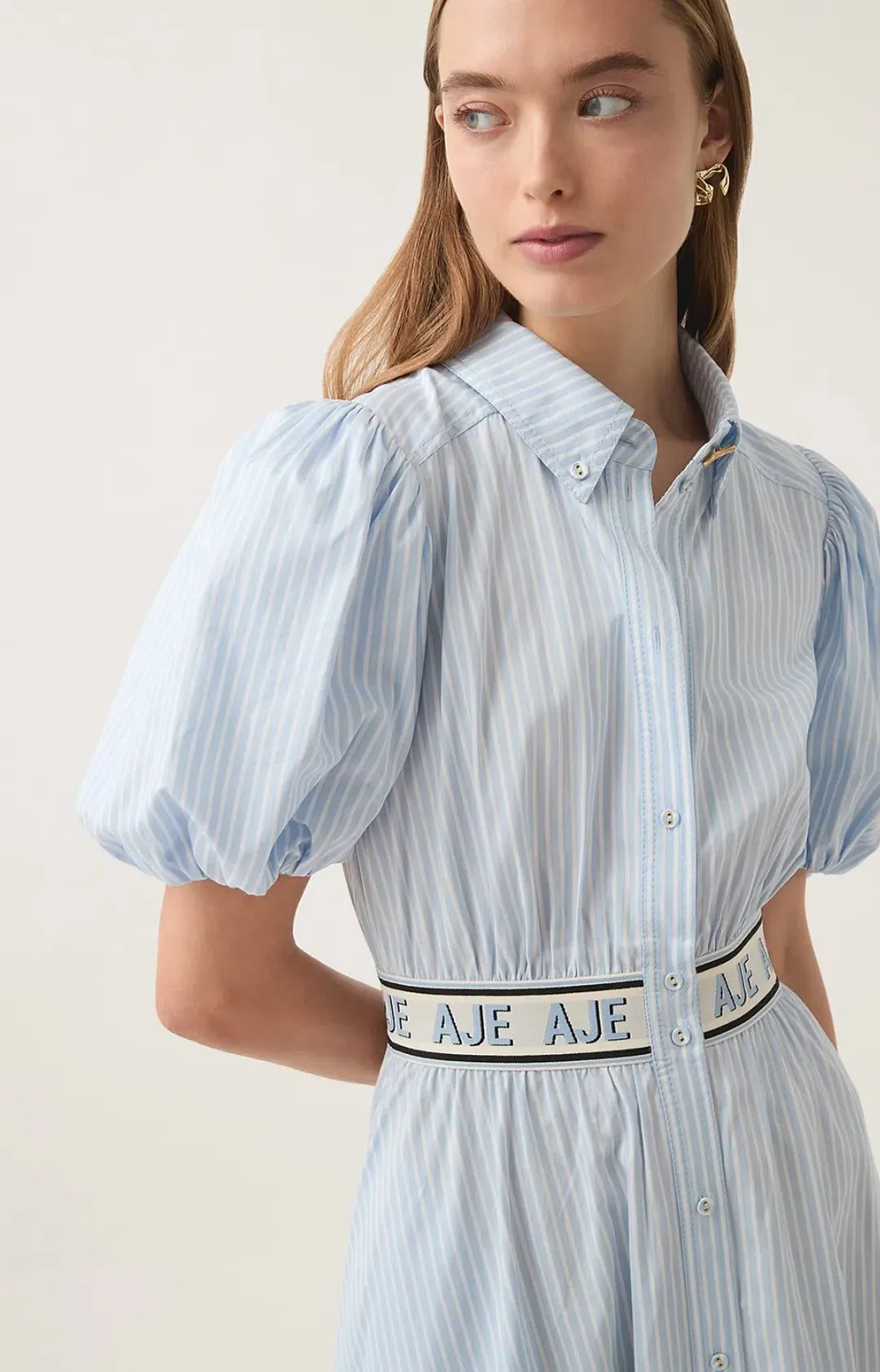 Aje Harling Logo Midi Dress size 8 for rent on The Volte - main image