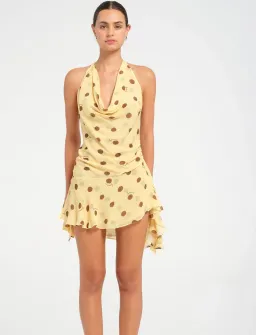 BENNI harlow halter mini dress  for rent on The Volte - image 2