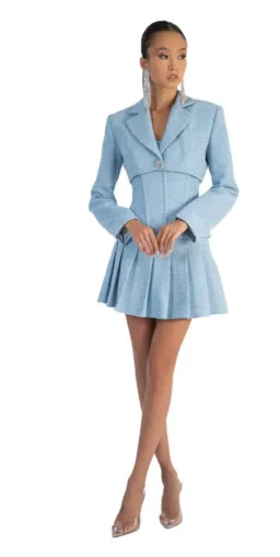 TheConcept - Liliana Set - Sky Blue - Size 8/Small for rent on The Volte - image 1