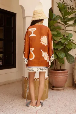 Alemais SOLEIL D'AMOUR WRAP MINI DRESS Size 4 for rent on The Volte - image 3