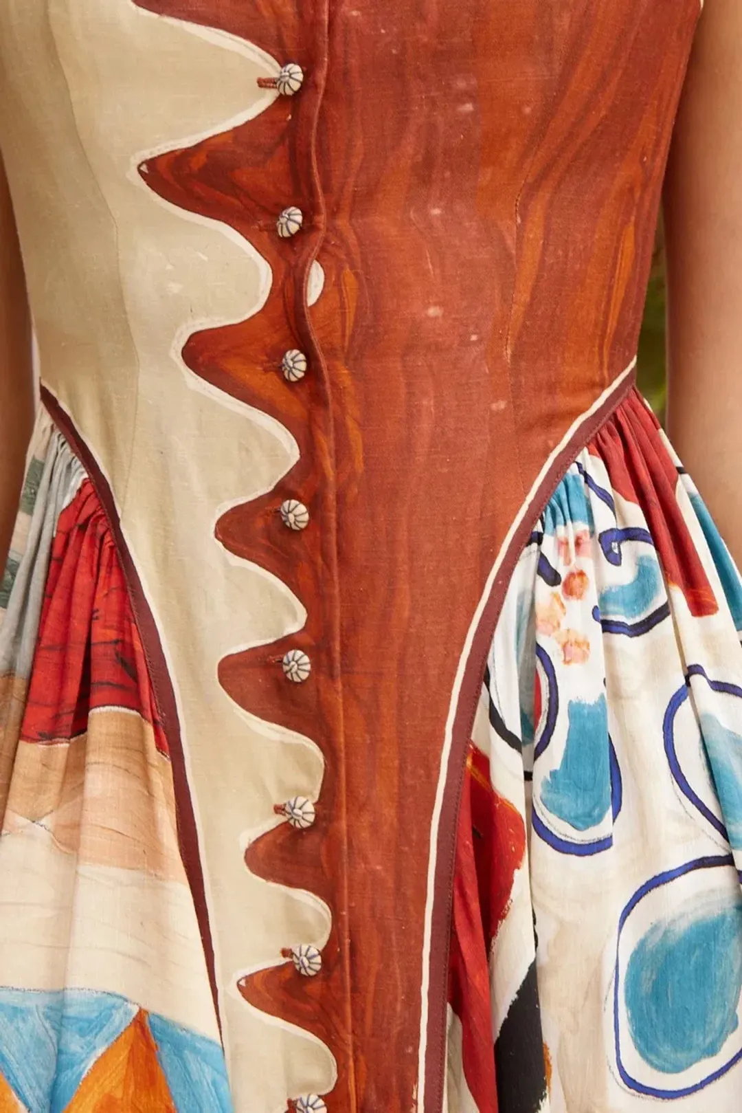 Alemais MICHELLE SQUARE NECK MIDI DRESS Size 14 for rent on The Volte - main image