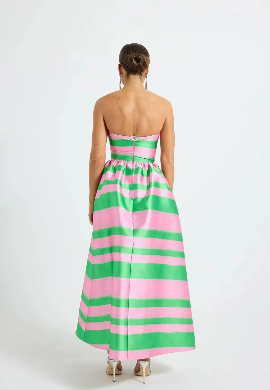 Pasduchas Dottie Midi Dress Watermelon Size 8 for rent on The Volte - main image