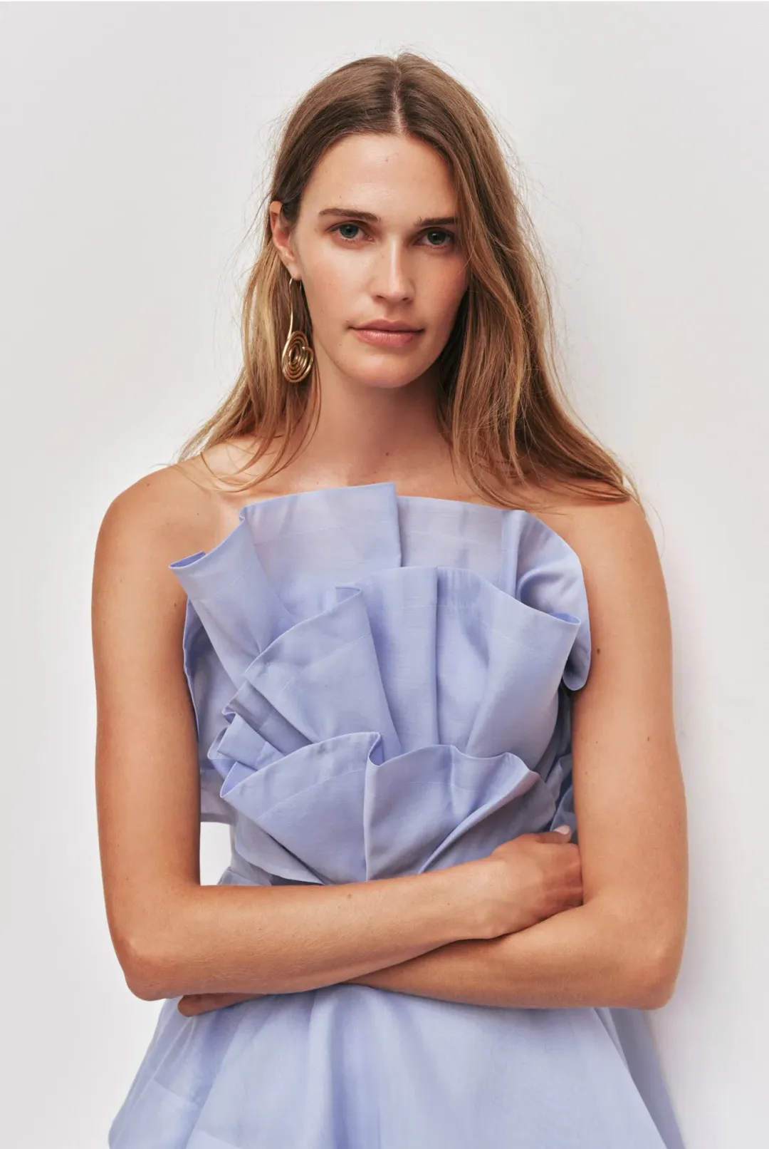 Aje Selestia Gown size 14 Pale Blue for rent on The Volte - main image