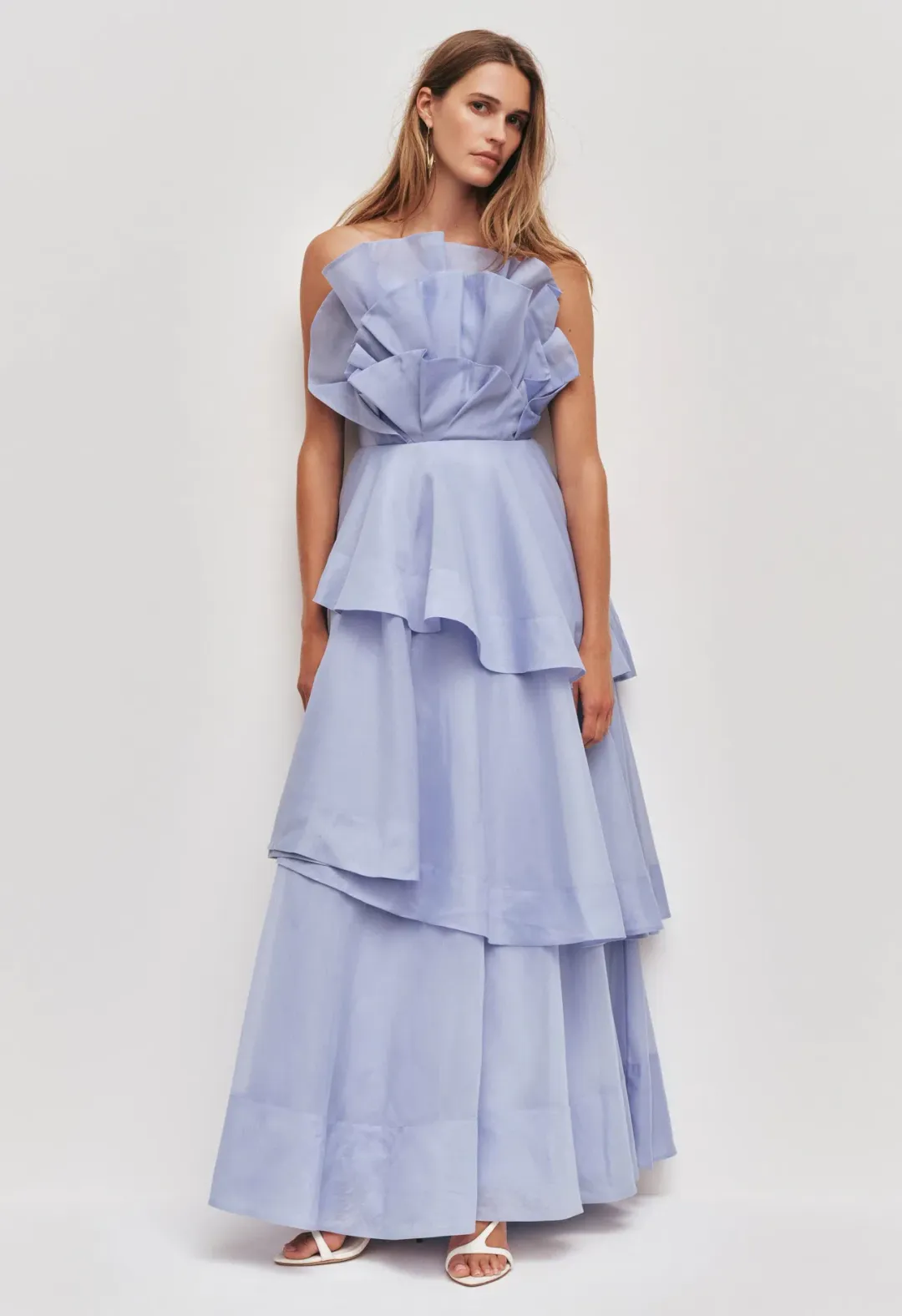 Aje Selestia Gown size 14 Pale Blue for rent on The Volte - main image