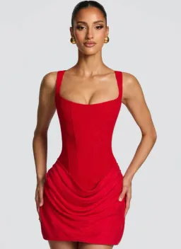 Babyboo Cornelia Mini Dress red  for rent on The Volte - image 1