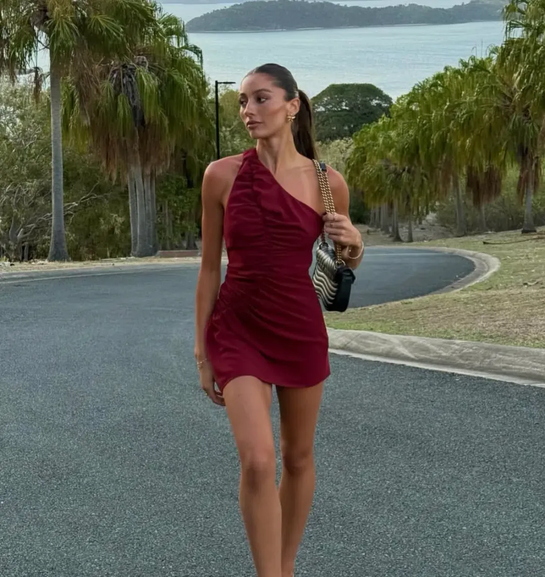 KOSTER KULTURE KAIA DRESS WINE 6 for rent on The Volte - main image