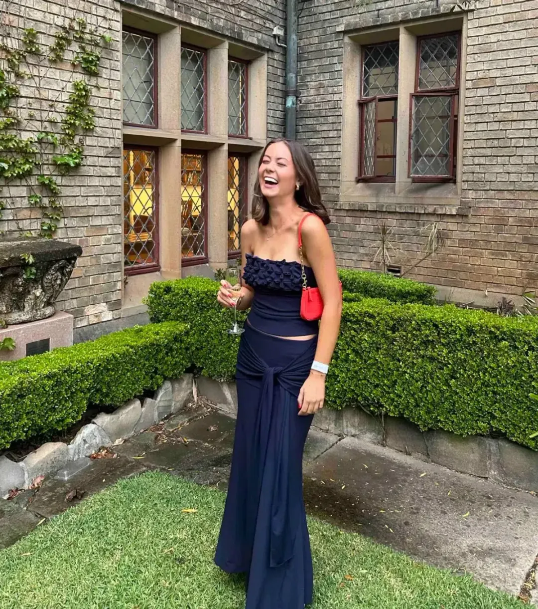 ANCE GRIA JUDE SET NAVY BLUE SIZE 8 for rent on The Volte - main image