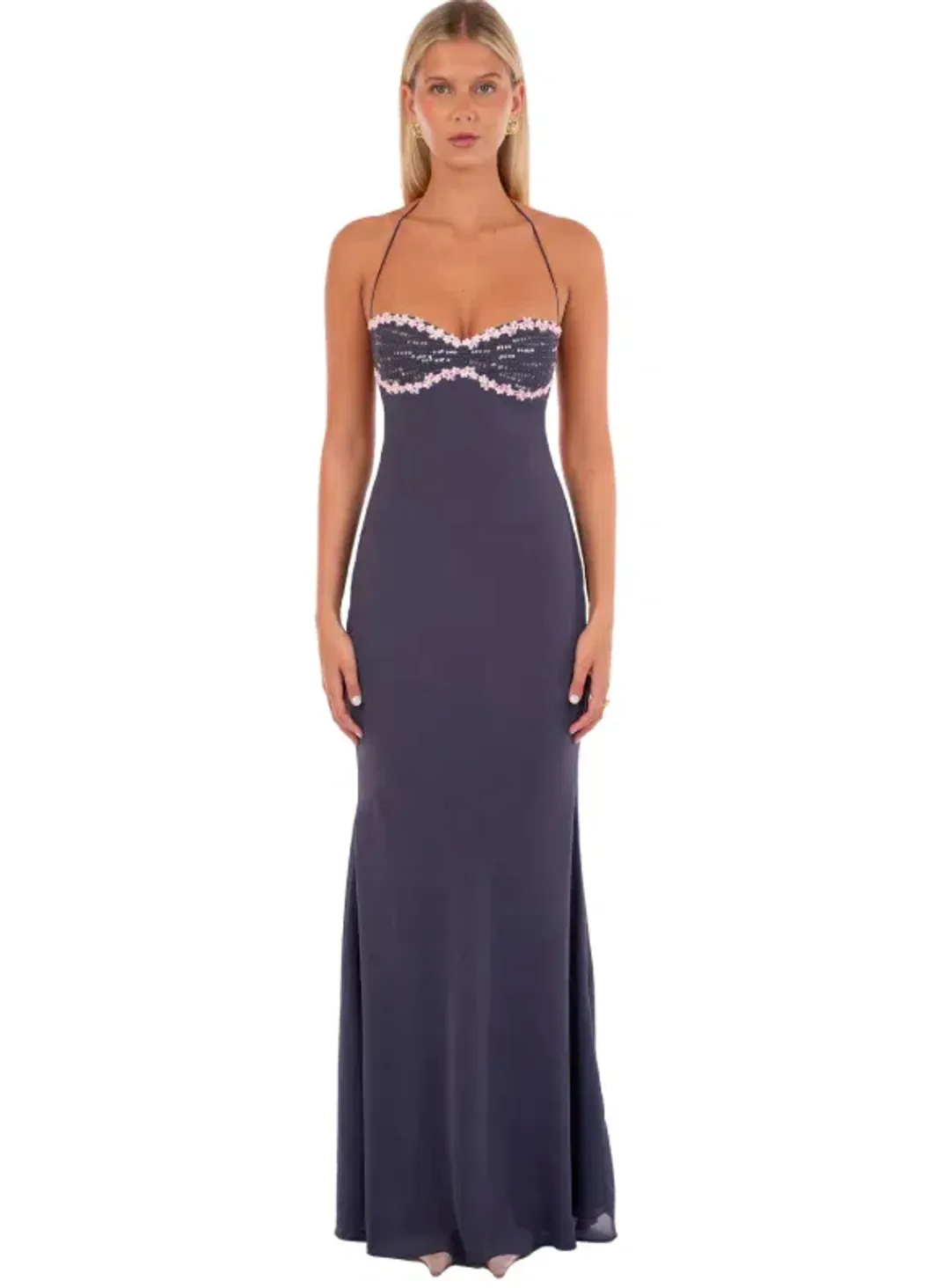 I am Delilah Delilah Maxi Dress Midnight Blue Size S / AU 8 for rent on The Volte - main image