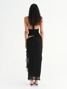 BENNI Penelope Maxi Dress in Black Size 10 for rent on The Volte - image 6