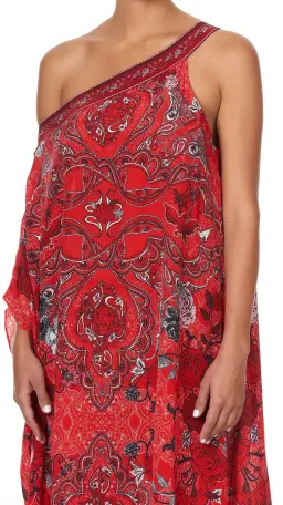 Camilla Pirate Punk One Shoulder Kaftan with Neckband XL for rent on The Volte - image 5