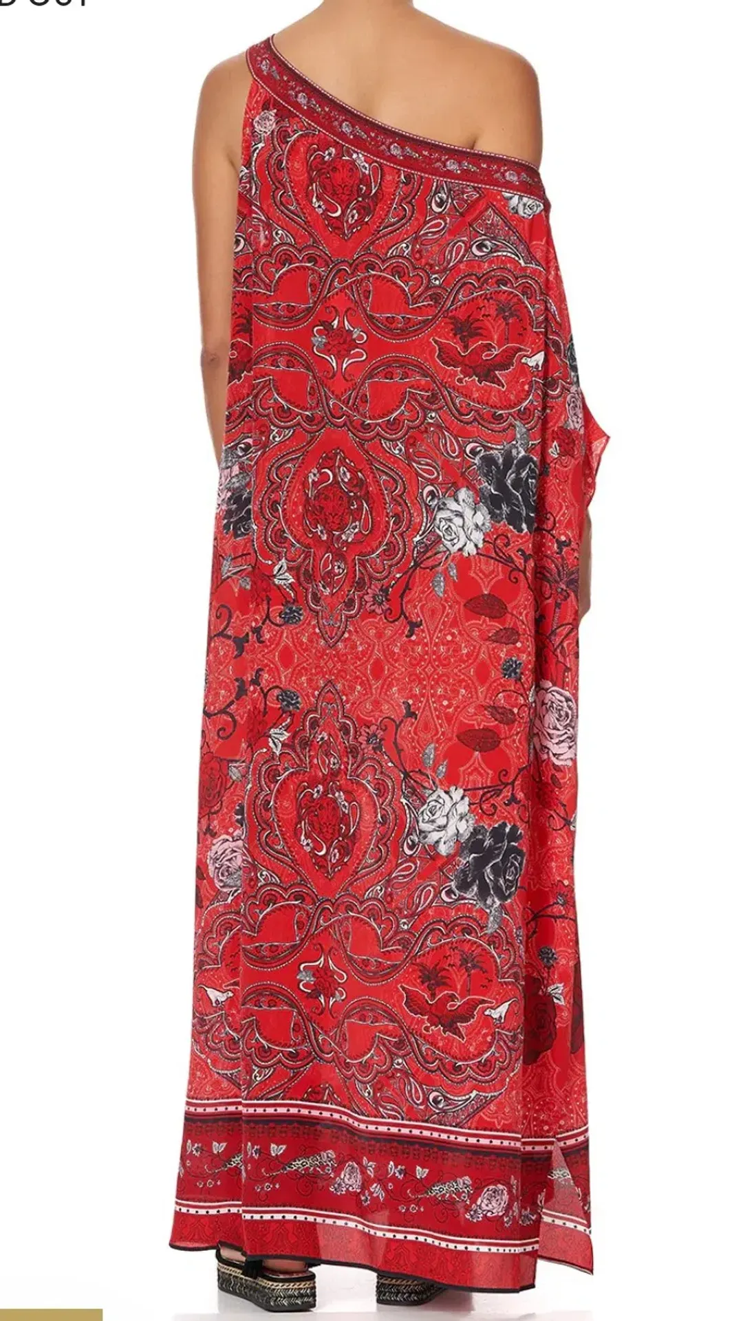 Camilla Pirate Punk One Shoulder Kaftan with Neckband XL for rent on The Volte - main image