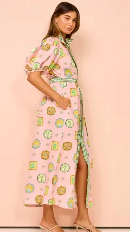 Alemais Porcelain Shirtdress in Pink s.4 for rent on The Volte - image 2
