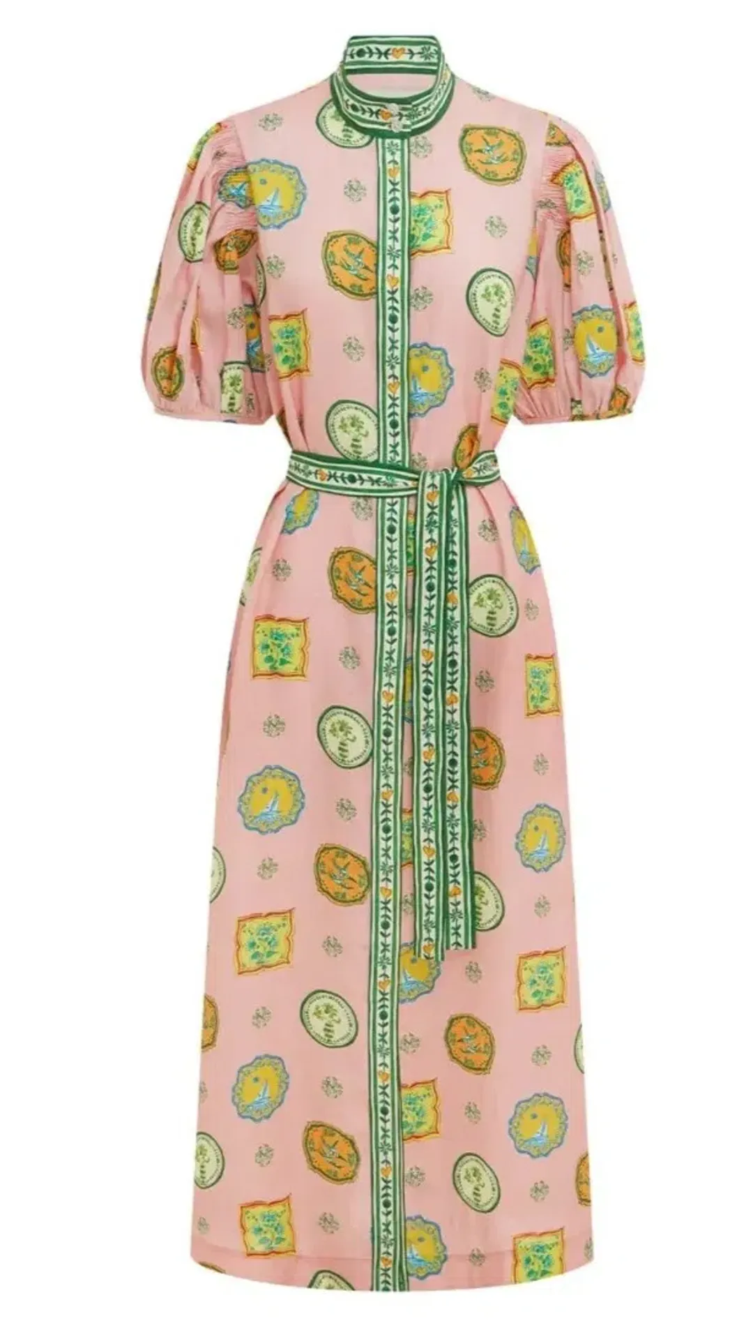 Alemais Porcelain Shirtdress in Pink s.4 for rent on The Volte - main image