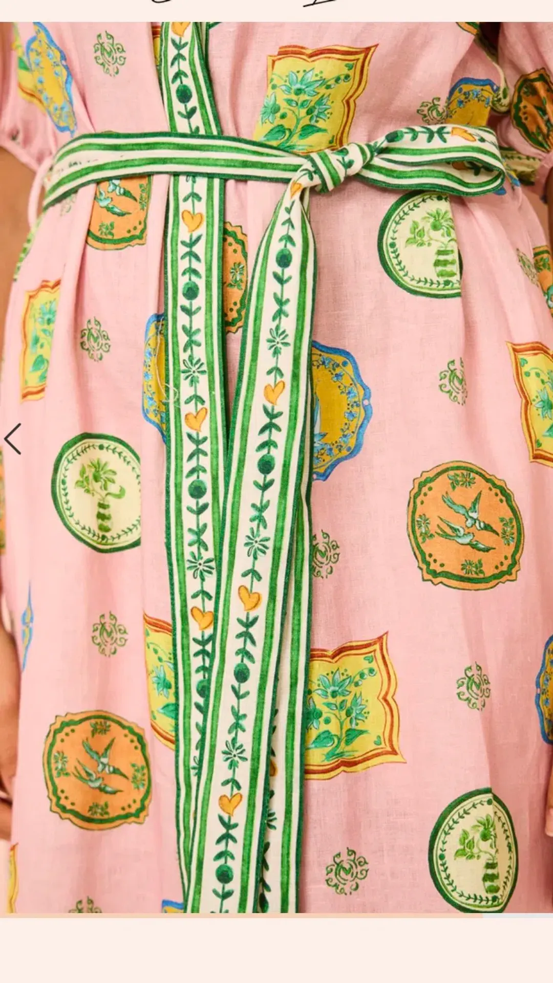 Alemais Porcelain Shirtdress in Pink s.4 for rent on The Volte - main image